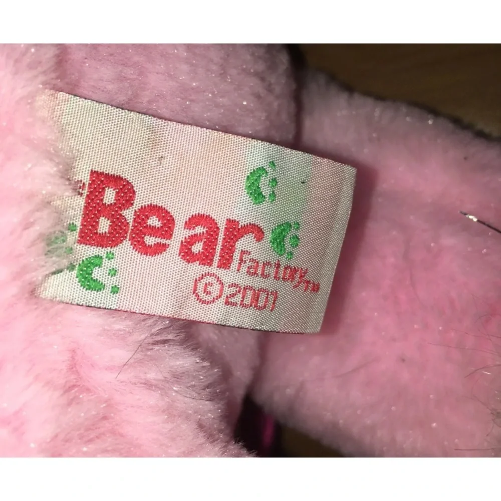 The Bear Factory Unicorn Pink Plush Stuffed Animal Toy Horse Glitter Hooves 14" - Picture 5 of 6
